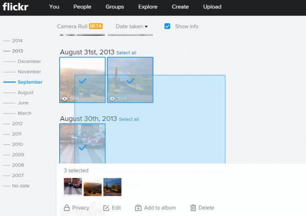 Get started with Flickr's Camera Roll
