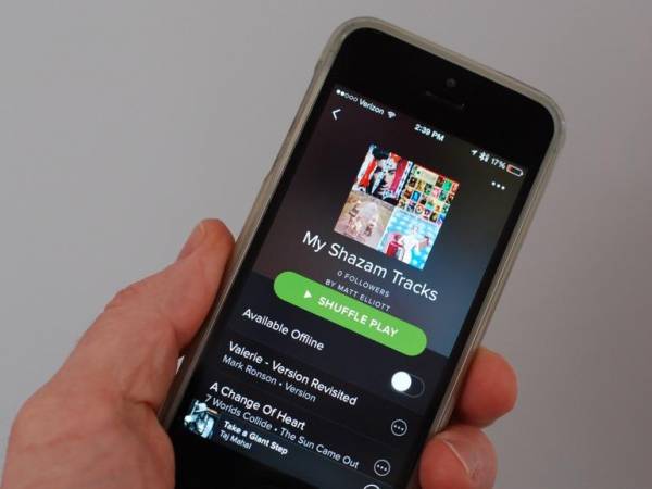 Get a Spotify or Rdio playlist of your Shazams