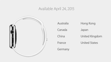 Apple объявила о скором выпуске смарт-часов Apple Watch