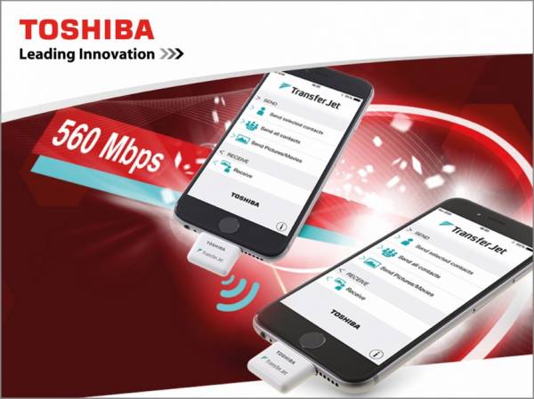 Toshiba выпустила адаптер TransferJet для iPhone и iPad