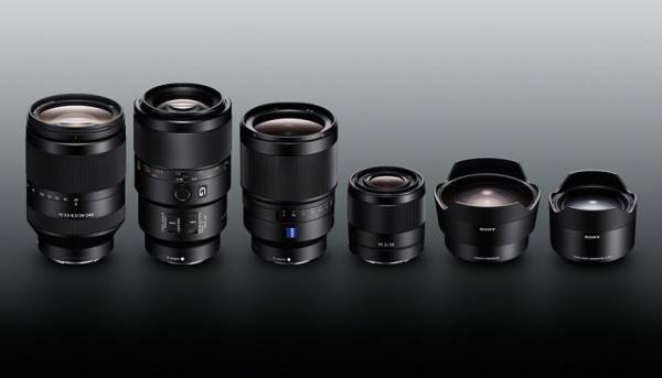 Sony представила четверку объективов для полнокадровых беззеркалок