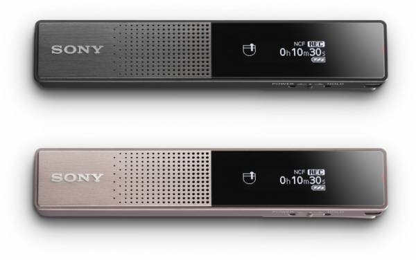 Sony представила стильный компактный диктофон ICD-TX650 