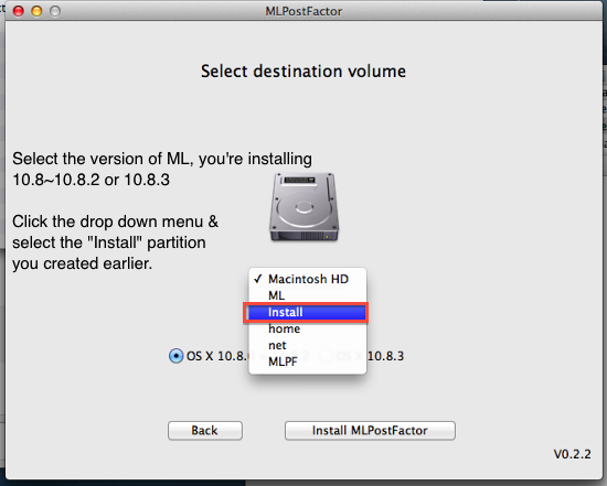 Установка OS X 10.8.4 на старые Mac с помощью утилиты MLPostFactor