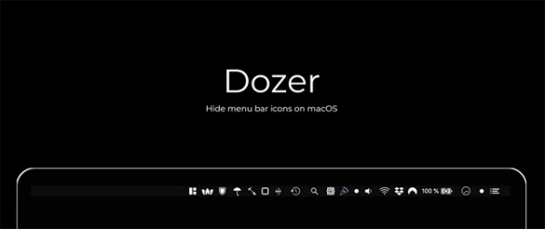 Dozer – утилита, которая поможет навести порядок в меню-баре (Mac)